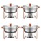 5 Qt Chafing Dish Buffet Set, Catering Warmer with Pans and Stand